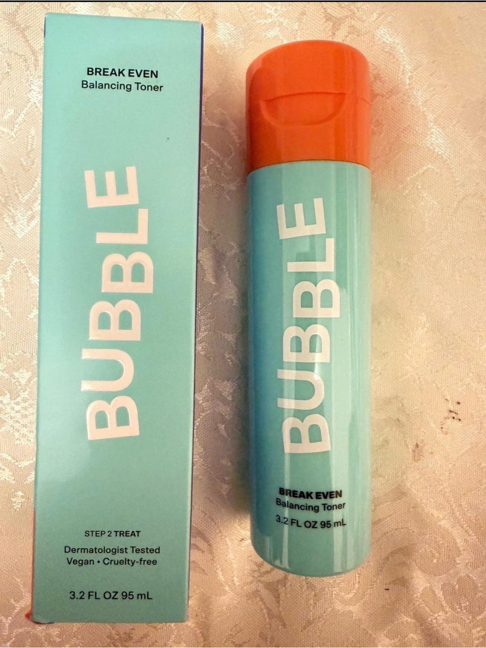 Bubble Skincare Break Even Balancing Toner, a gentle exfoliating formula